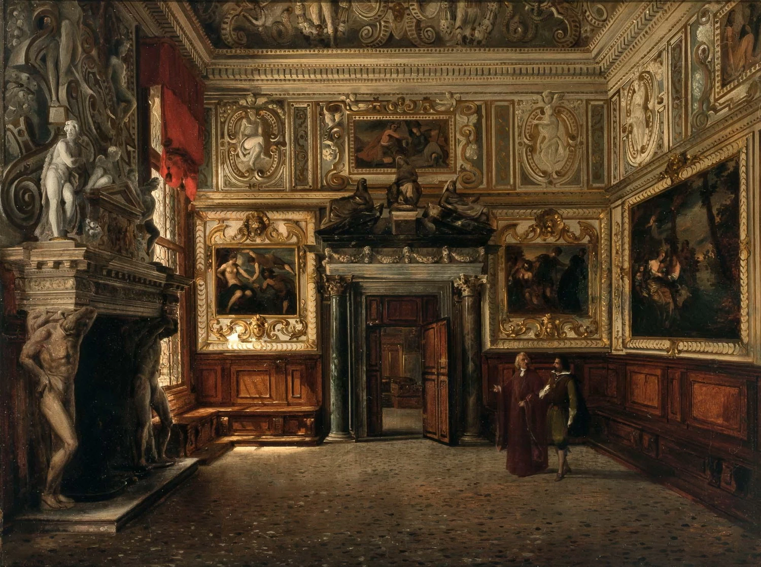 La sala dell'Anticollegio a Palazzo Ducale